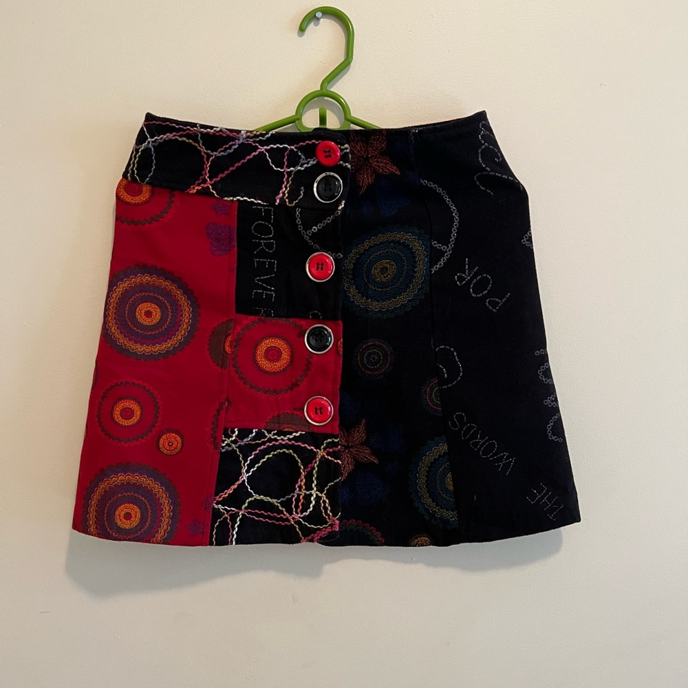 Vintage printed skirt